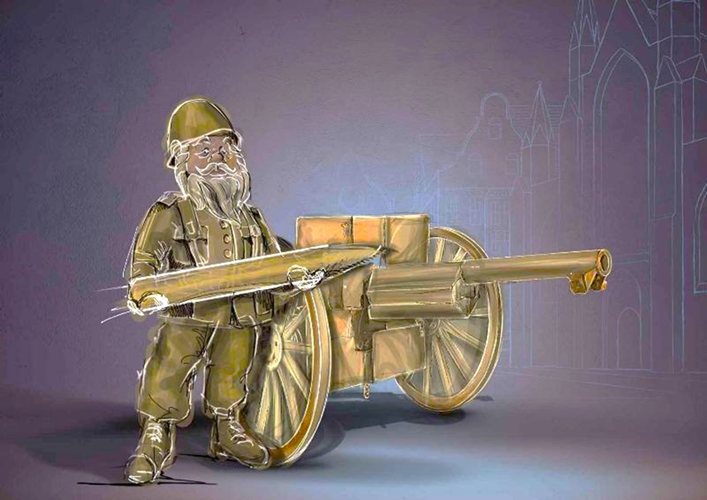 <strong>Wrocławski krasnal „Kanonier”</strong>