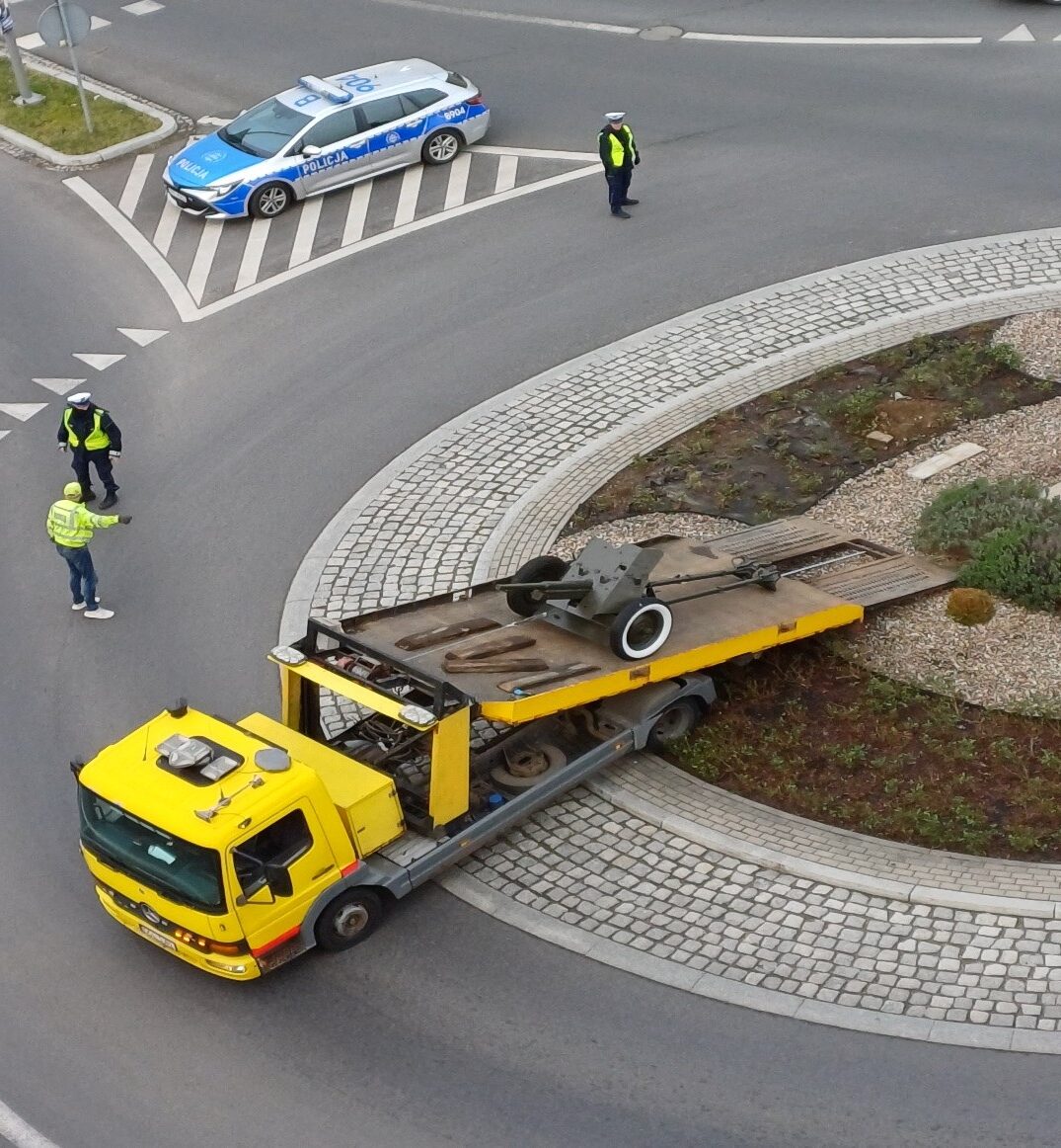 Rondo Artylerzystów – stała ekspozycja armaty